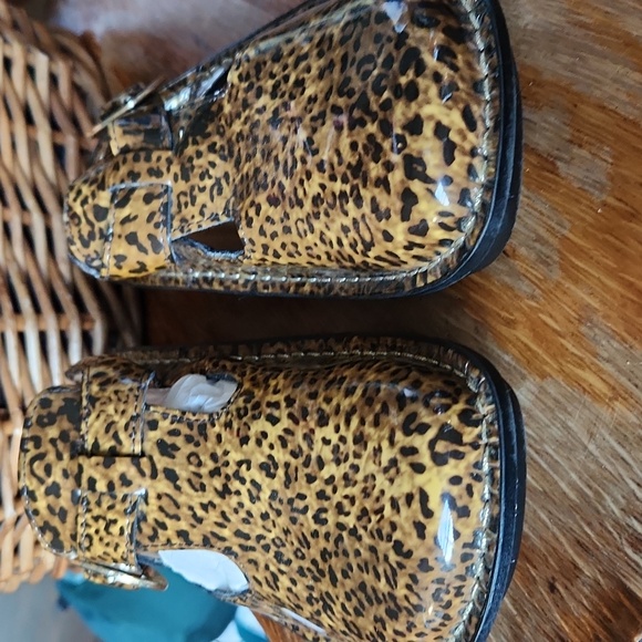 Alegria Leopard Print Clogs‎ Shoes 36 US 6-6.5 - Picture 2 of 13